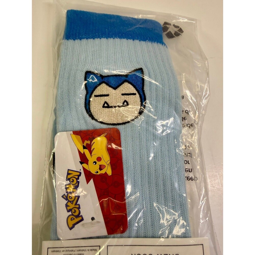 Pokémon Snorlax Crew Socks by Bioworld Size 10-13